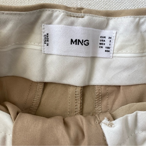 MNG Tan Tailored 7” Shorts 2 - Picture 11 of 12